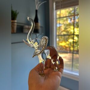 Glass elephant
